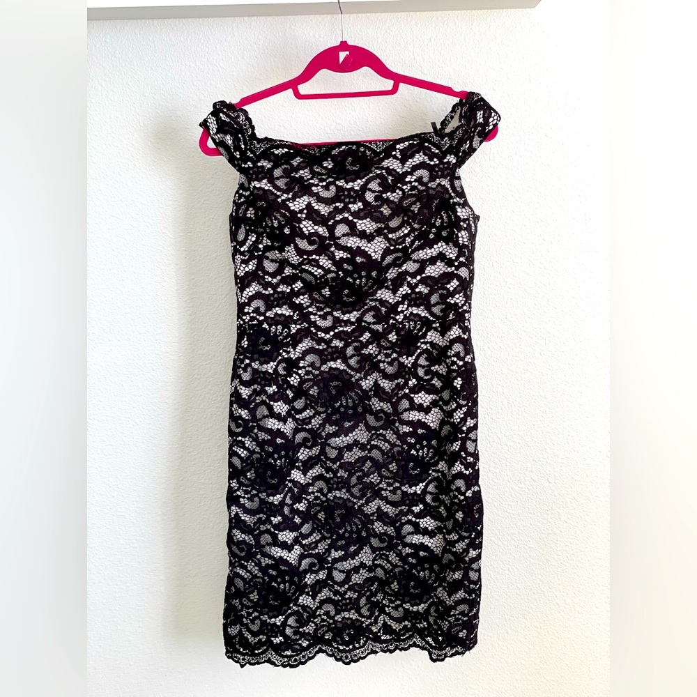 Aiden off the shoulder lace dress